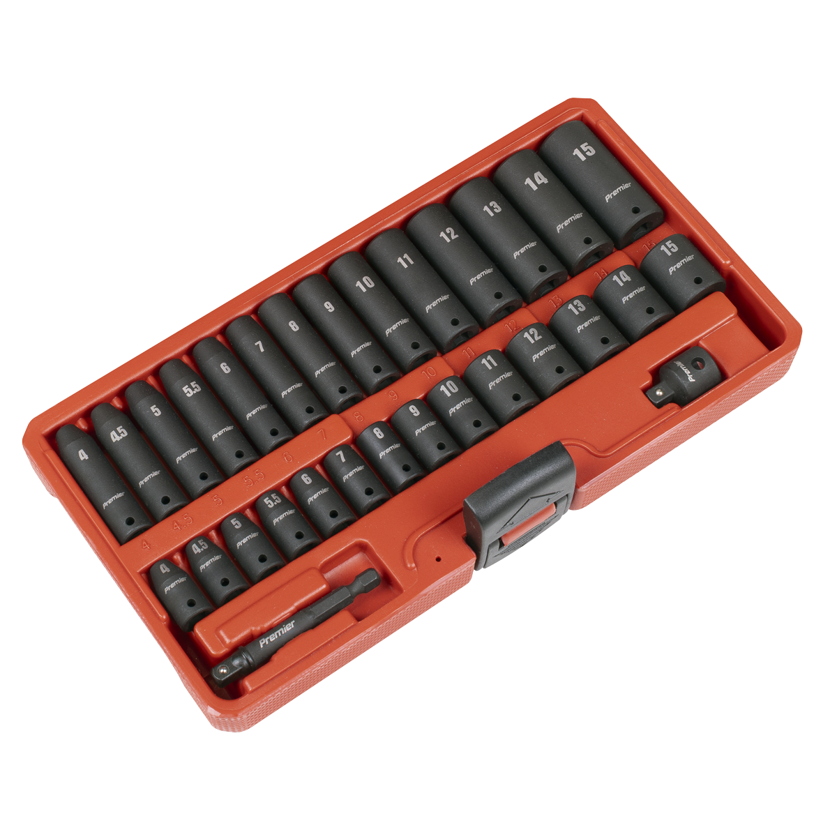 Premier AK5640M Premier Impact Socket Set 1/4"Sq Drive 30pc