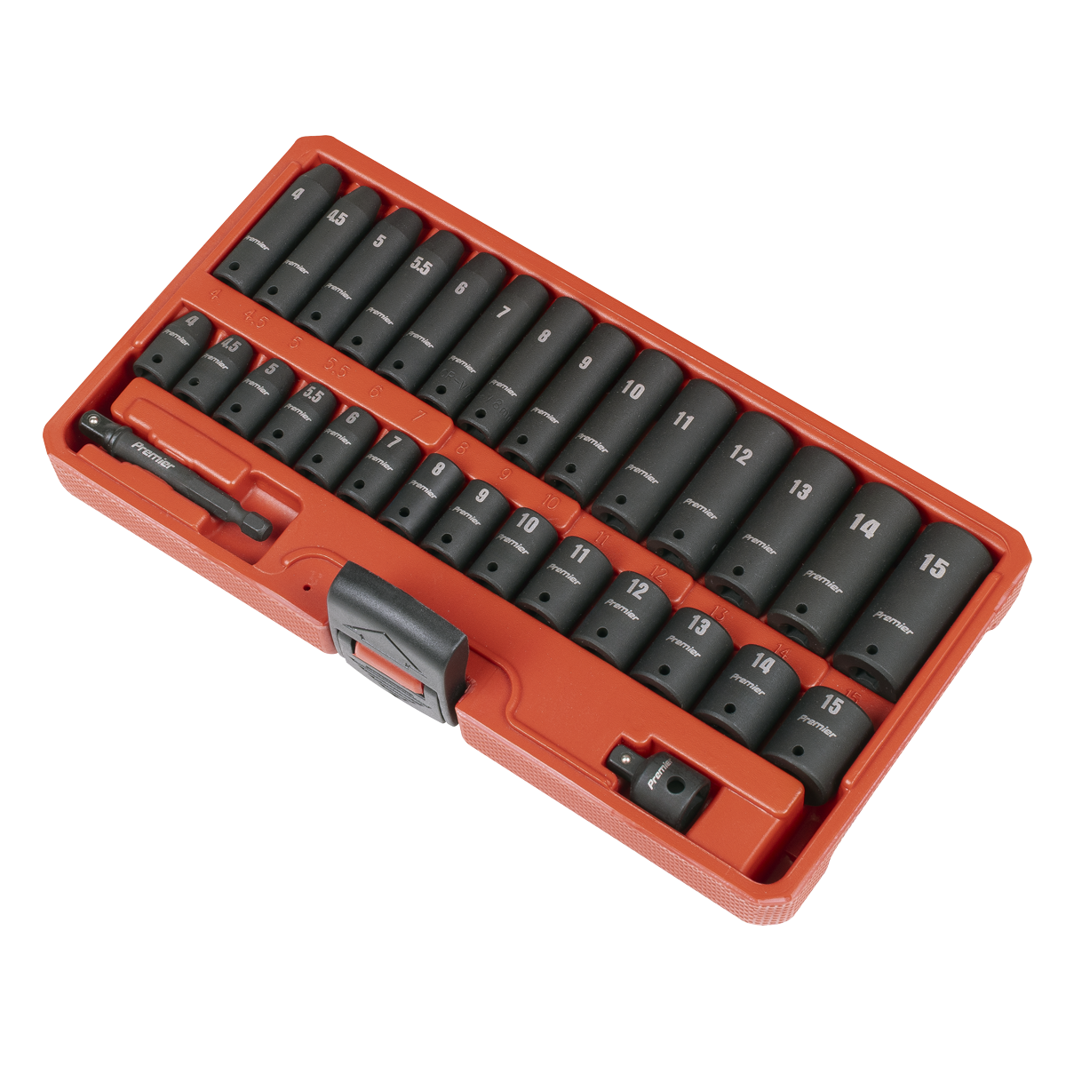 Premier AK5640M Premier Impact Socket Set 1/4"Sq Drive 30pc