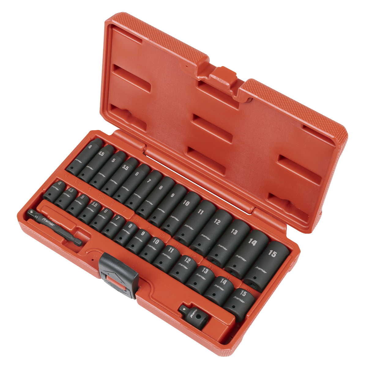 Premier AK5640M Premier Impact Socket Set 1/4"Sq Drive 30pc