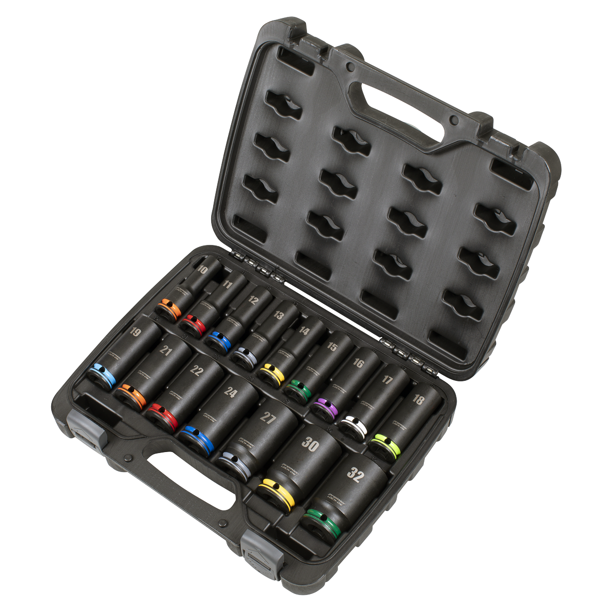Premier AK58170M Lock-On™ Deep Impact Socket Set 1/2"Sq Drive 16pc