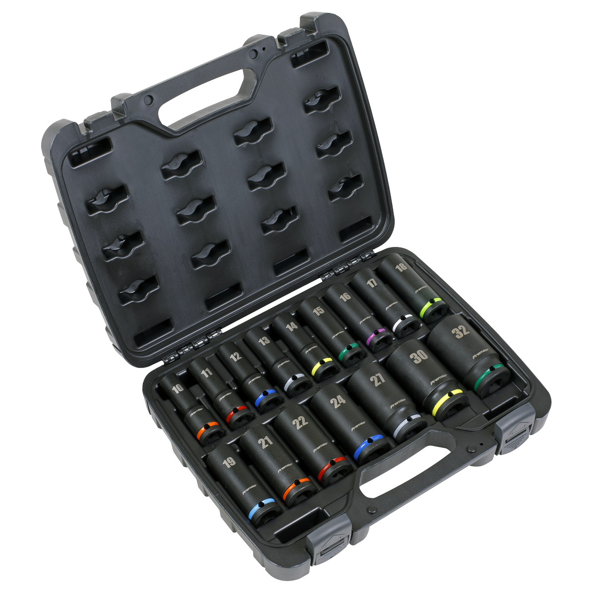 Premier AK5818M Premier Deep Impact Socket Set 1/2"Sq Drive 16pc