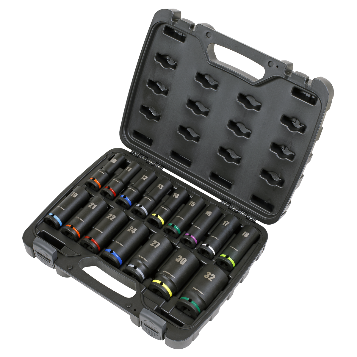 Premier AK5818M Premier Deep Impact Socket Set 1/2"Sq Drive 16pc