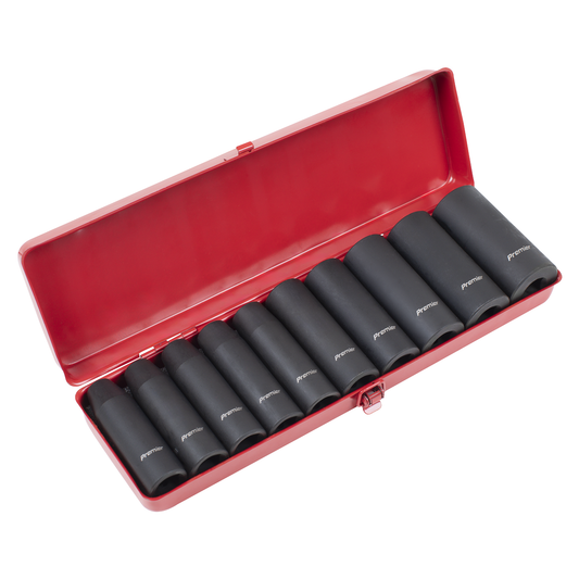 Premier AK58/11M Premier Deep Impact Socket Set 1/2"Sq Drive 10pc