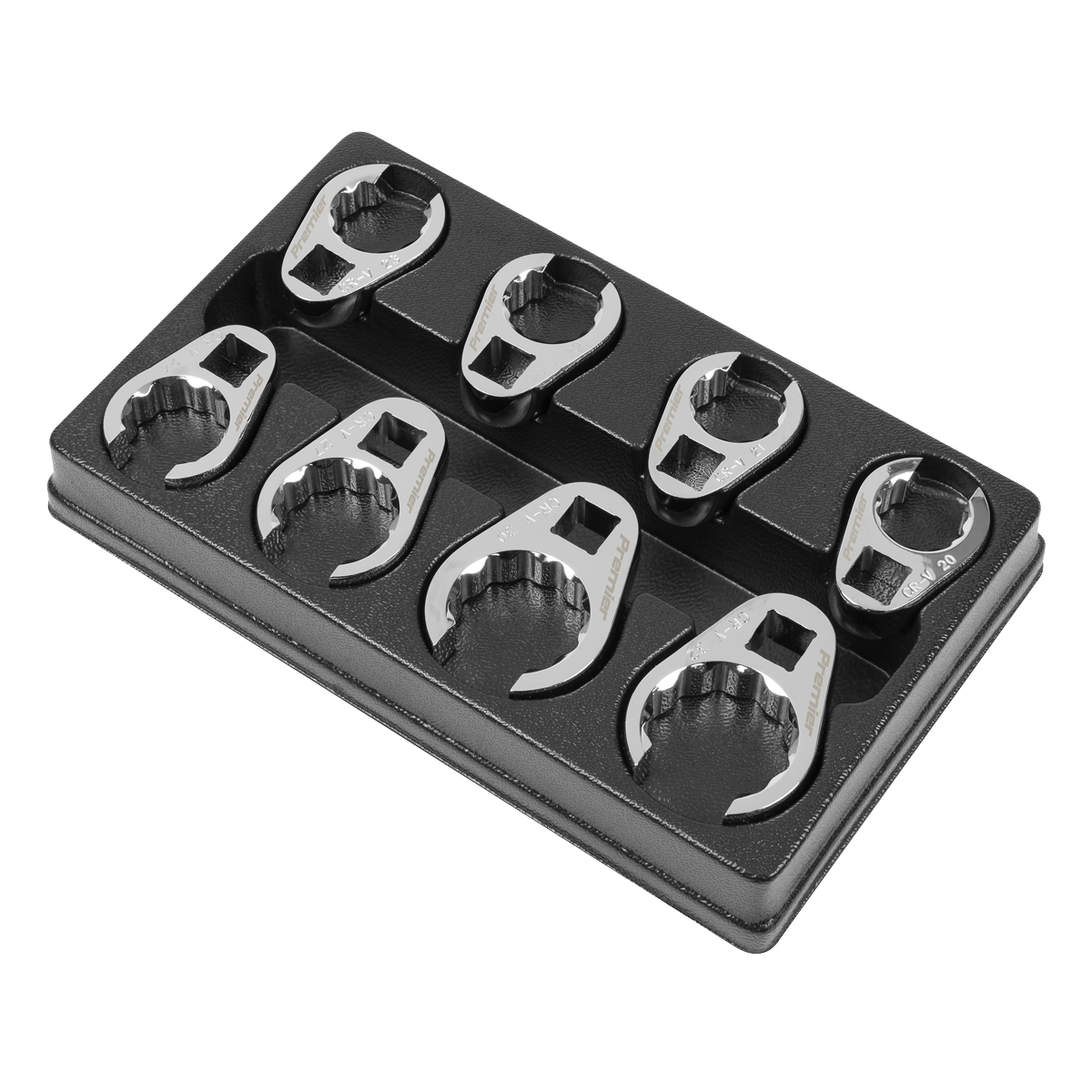 Premier AK5981 Crow's Foot Spanner Set 1/2"Sq Drive 8pc