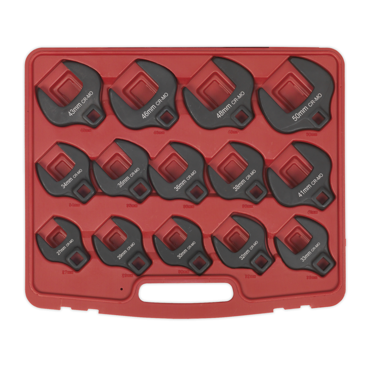 Premier AK59831 Premier Crow's Foot Spanner Set 1/2"Sq Drive 14pc