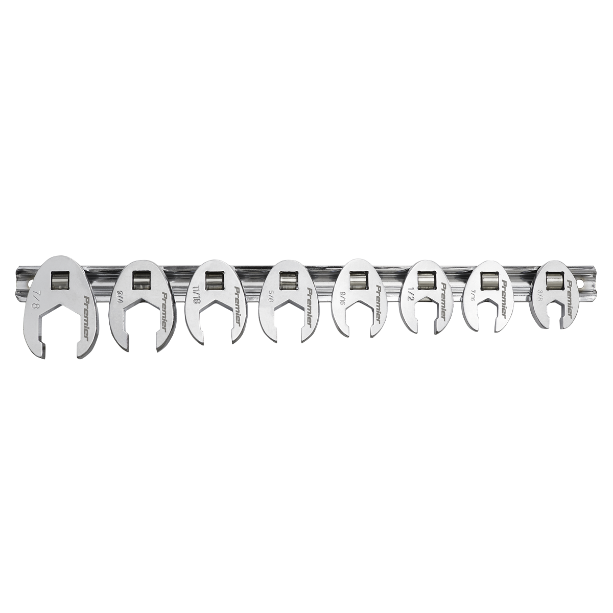 Premier AK599 Premier Imperial Crow's Foot Spanner Set 3/8"Sq Drive 8pc
