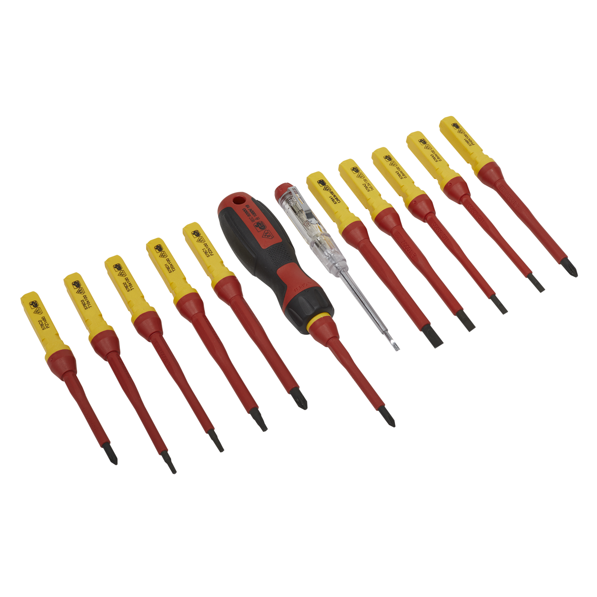 Premier AK6128 Premier Interchangeable Screwdriver Set 13pc - VDE Approved