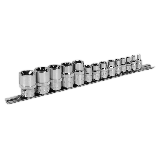Premier AK618 Premier TRX-Star* Socket Set 1/4", 3/8" & 1/2"Sq Drive E4-E24 14pc