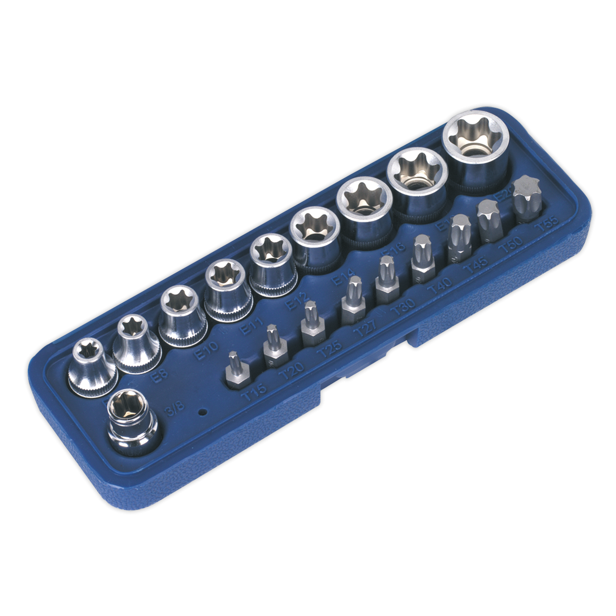 Premier AK6191 Premier TRX-Star* Socket & Bit Set 3/8"Sq Drive 19pc