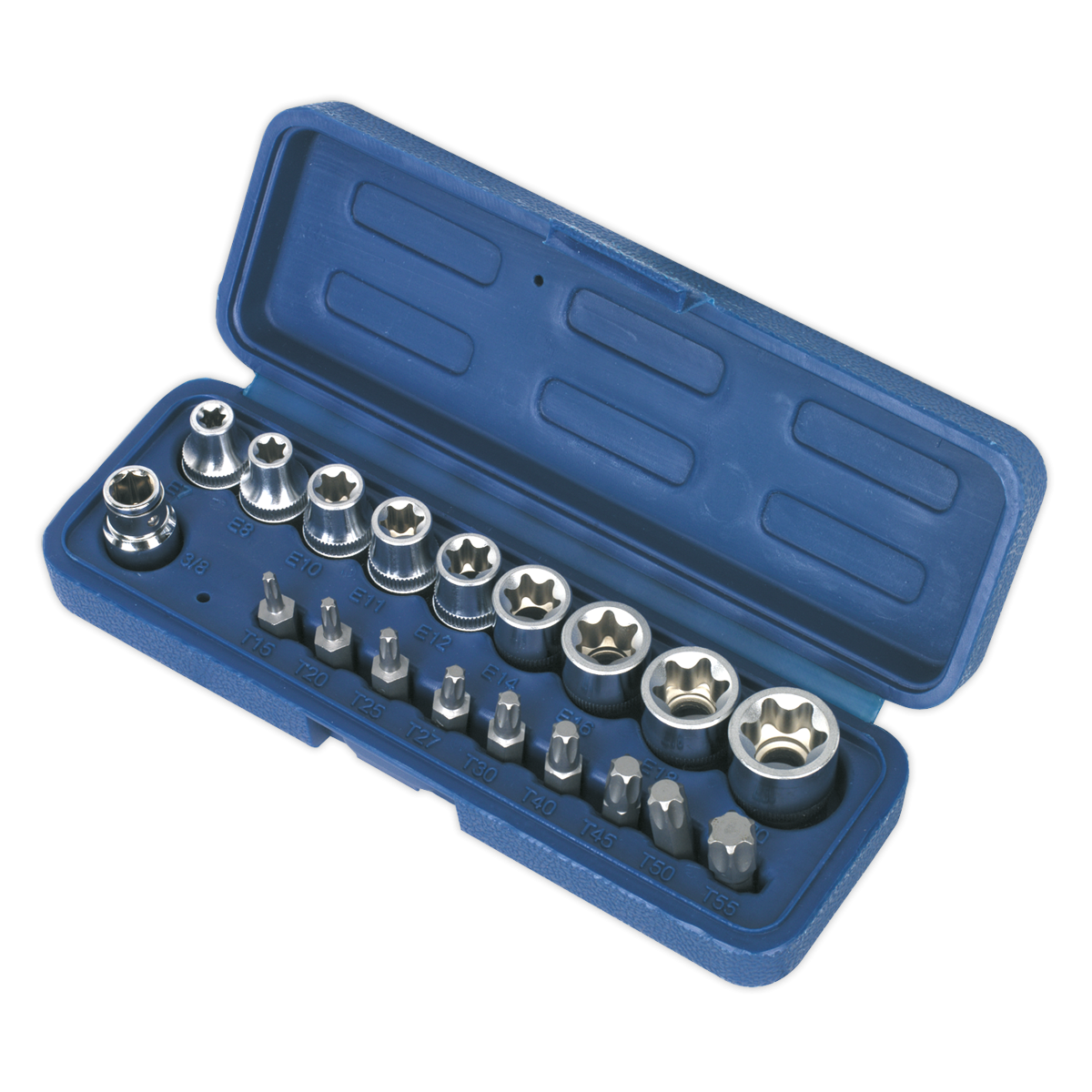 Premier AK6191 Premier TRX-Star* Socket & Bit Set 3/8"Sq Drive 19pc
