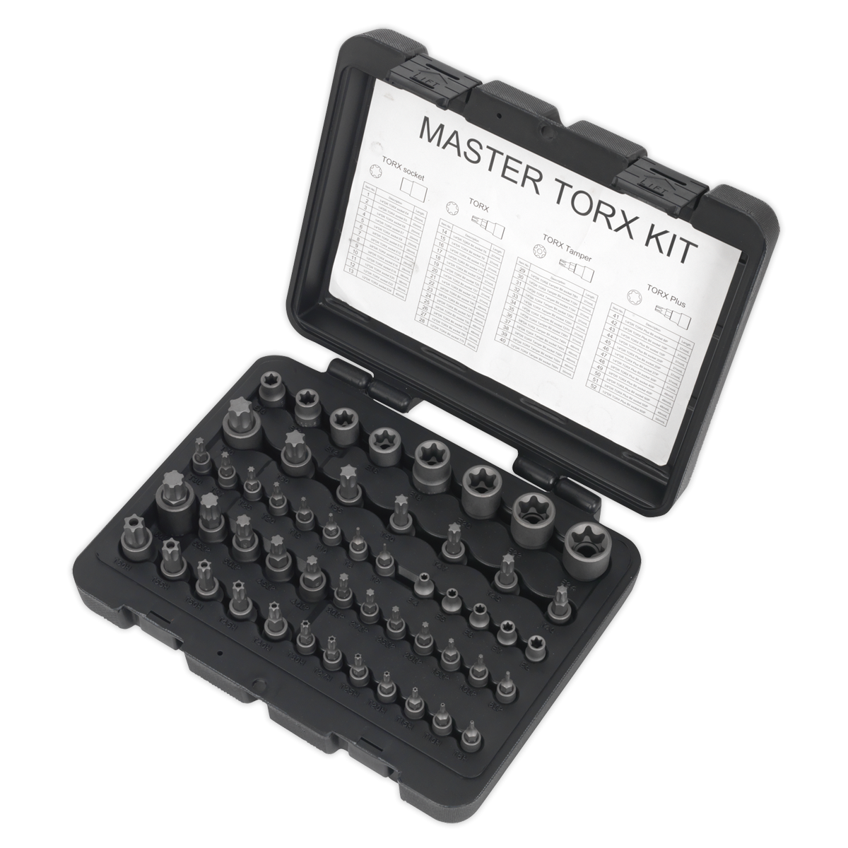 Premier AK6199 Premier TRX-Star* Master Socket Set 52pc 1/4", 3/8" & 1/2"Sq Drive 52pc
