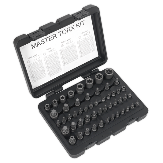 Premier AK6199 Premier TRX-Star* Master Socket Set 52pc 1/4", 3/8" & 1/2"Sq Drive 52pc