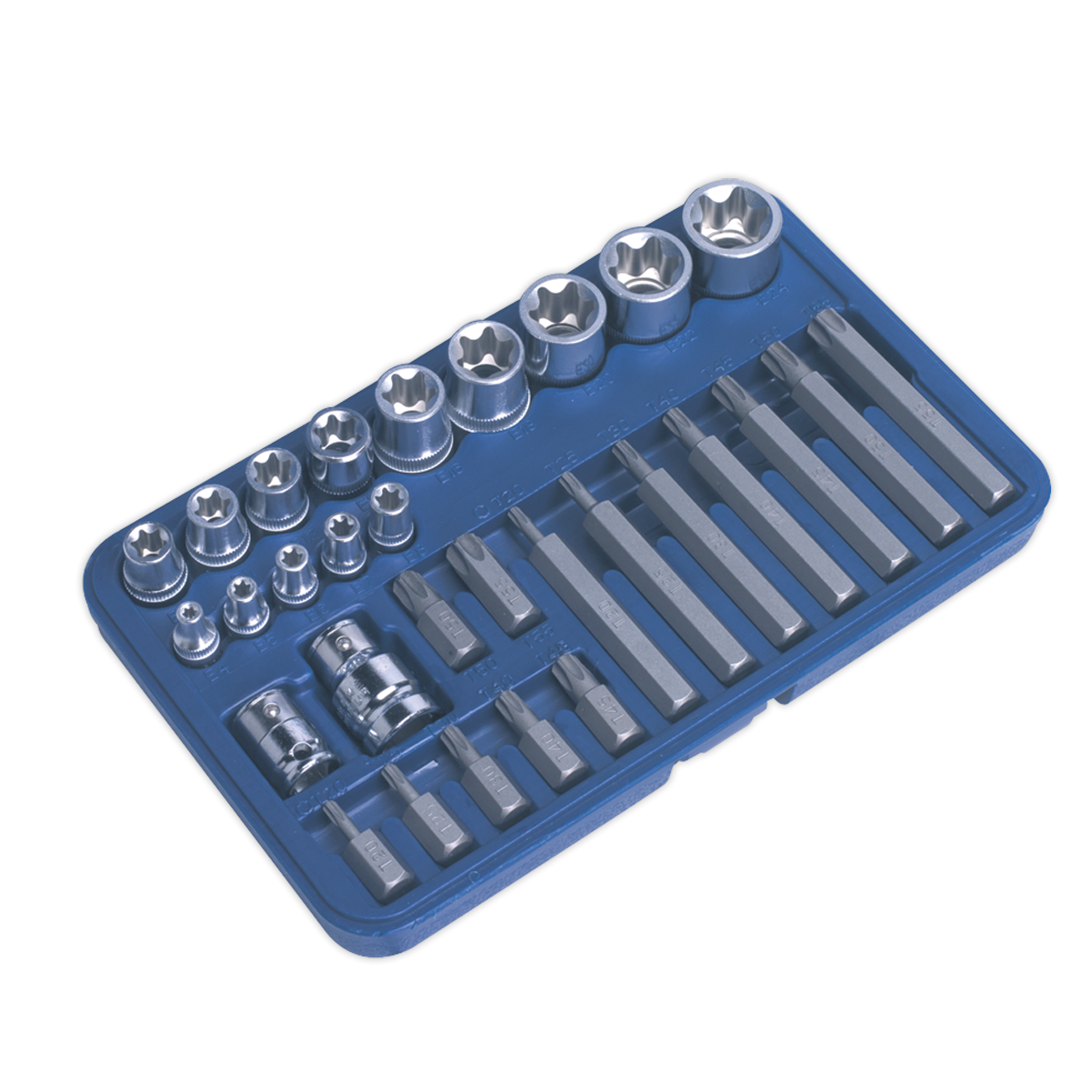 Premier AK619 Premier TRX-Star* Socket & Bit Set 1/4", 3/8" & 1/2"Sq Drive 30pc