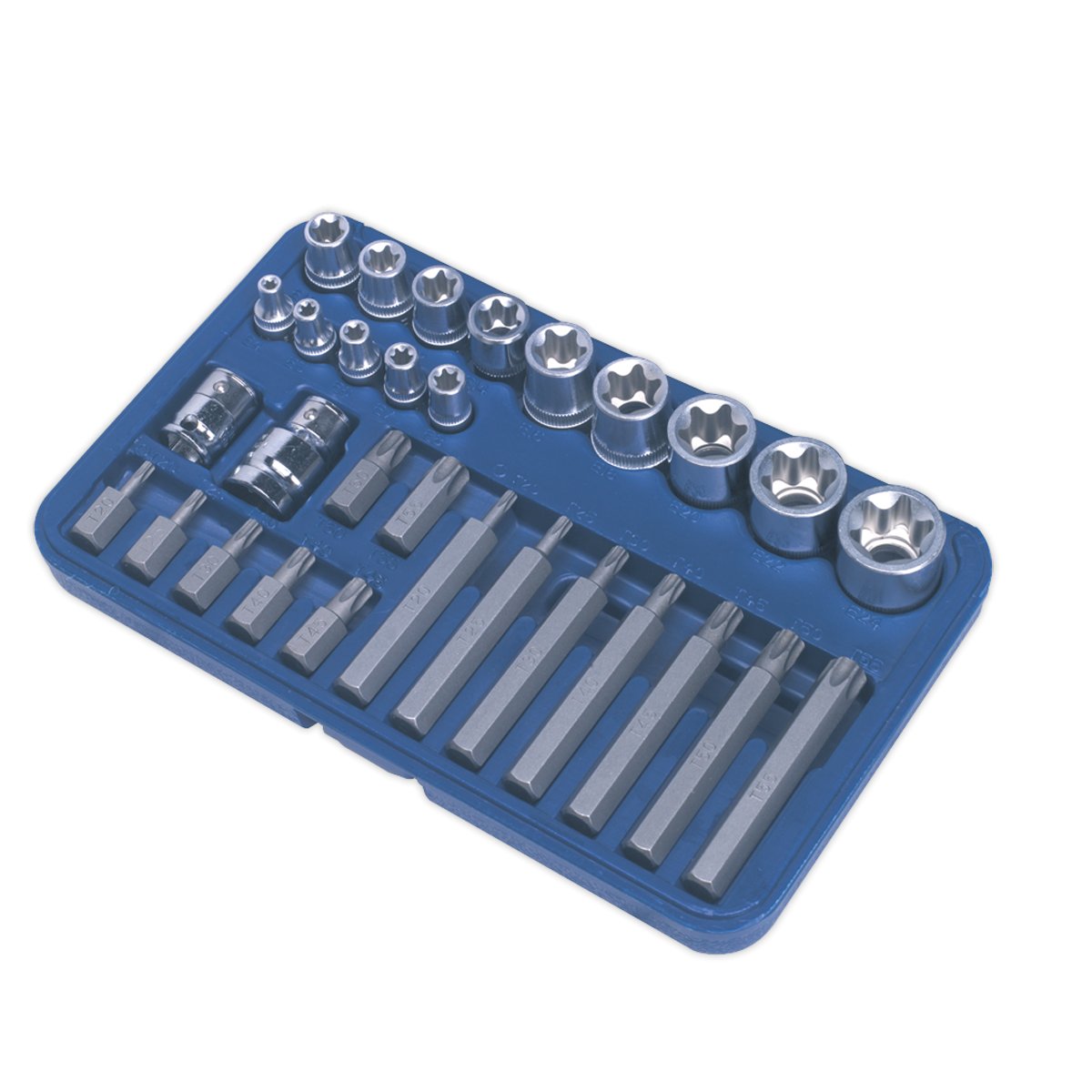 Premier AK619 Premier TRX-Star* Socket & Bit Set 1/4", 3/8" & 1/2"Sq Drive 30pc