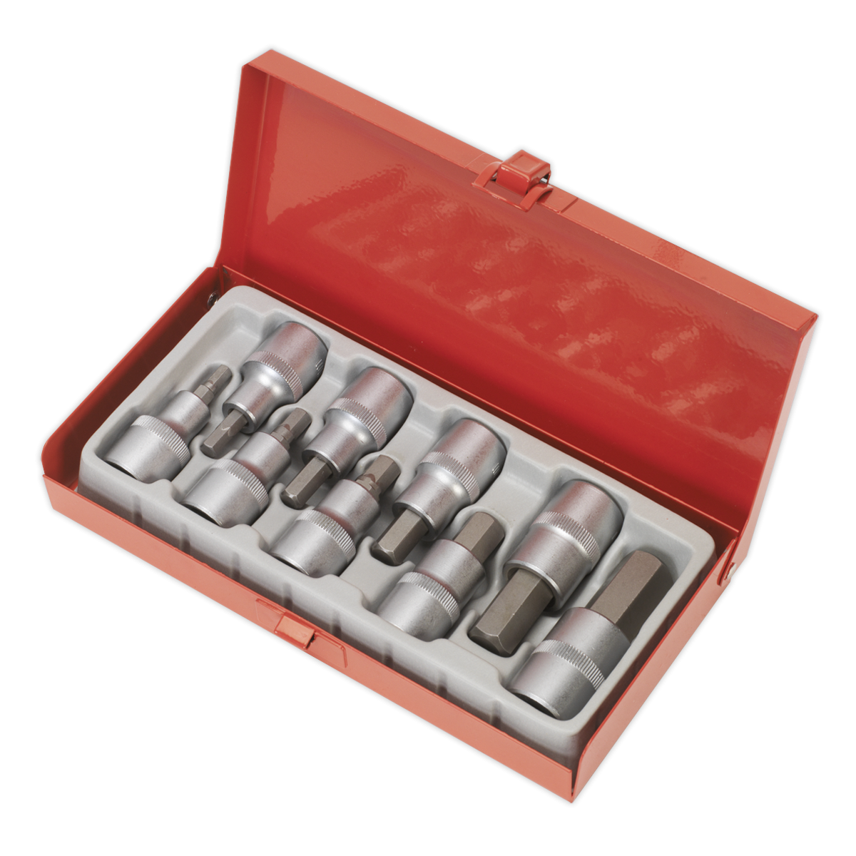 Premier AK620 Premier Hex Socket Bit Set 1/2"Sq Drive 9pc