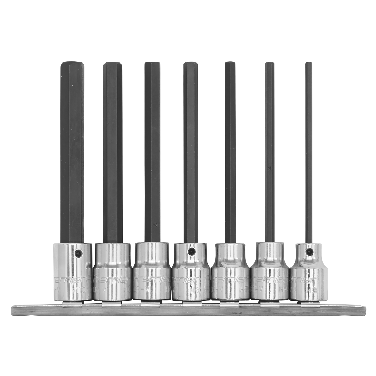 Premier AK62254 Premier Hex Socket Bit Set 3/8"Sq Drive 110mm 7pc