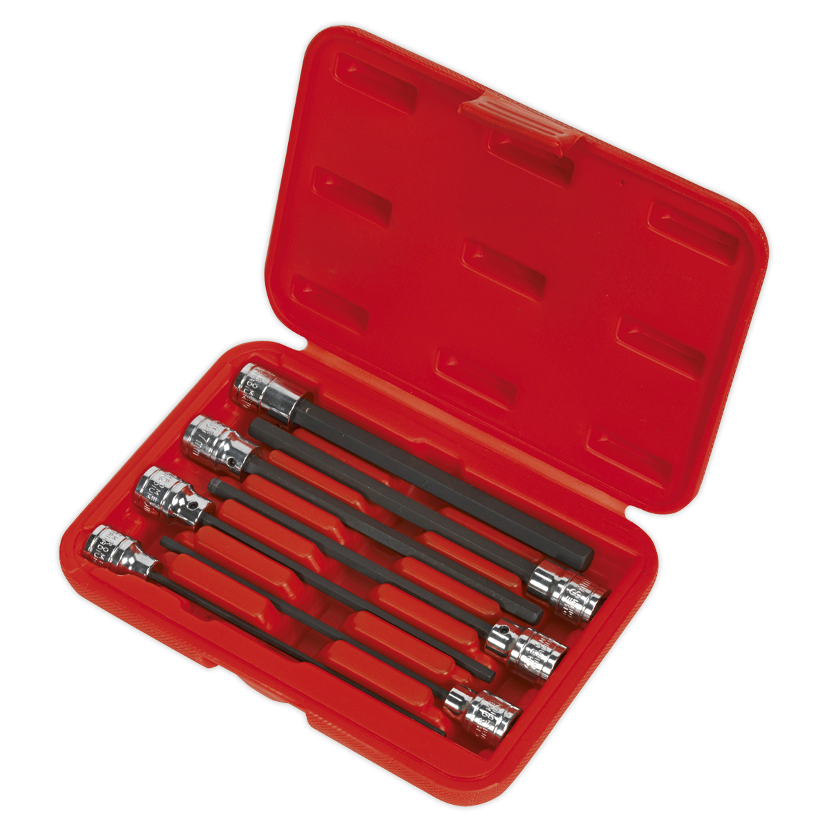 Premier AK62255 Premier Hex Socket Bit Set 3/8"Sq Drive 7pc