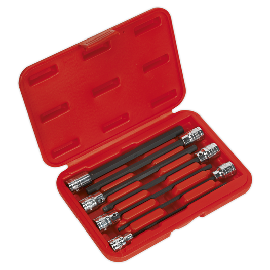 Premier AK62255 Premier Hex Socket Bit Set 3/8"Sq Drive 7pc