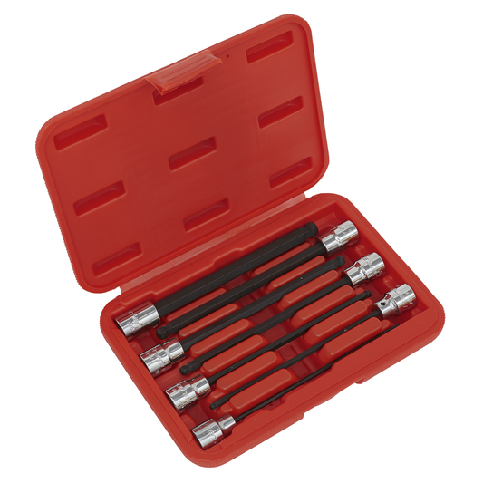 Premier AK62257 Premier Ball-End Hex Socket Bit Set 3/8"Sq Drive 7pc