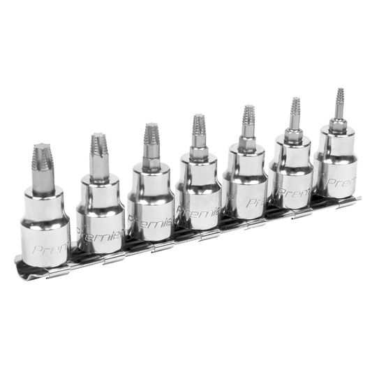 Premier AK62263 Premier Lock-On™ TRX-Star* Socket Bit Set 3/8"Sq Drive 7pc