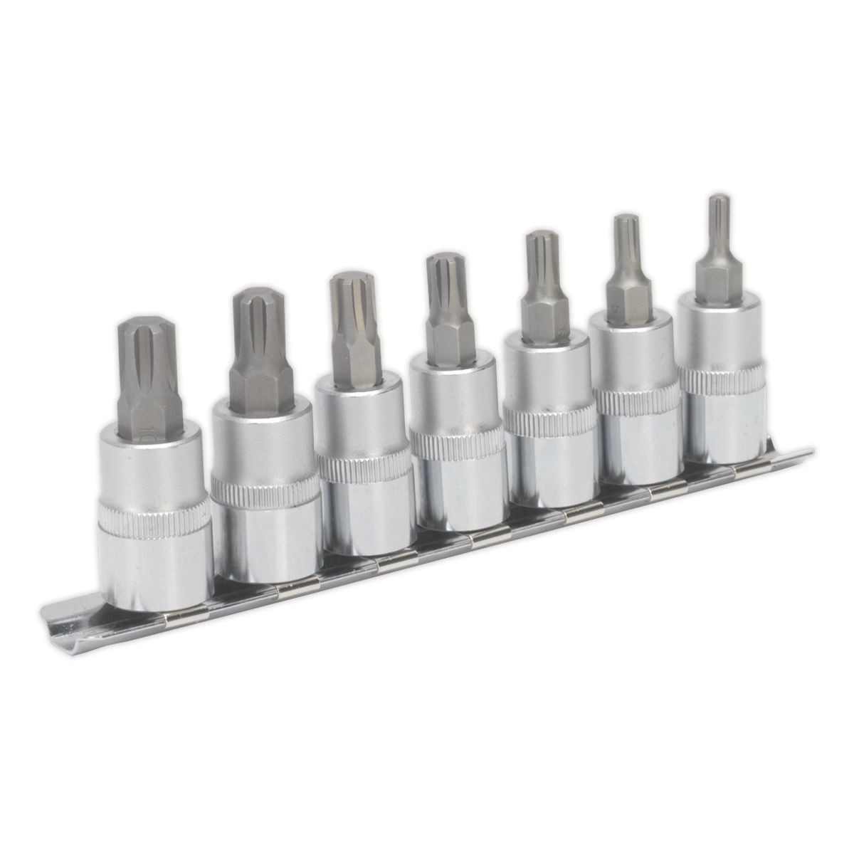 Premier AK6232 Premier Ribe Socket Bit Set 3/8"Sq Drive 50mm 7pc