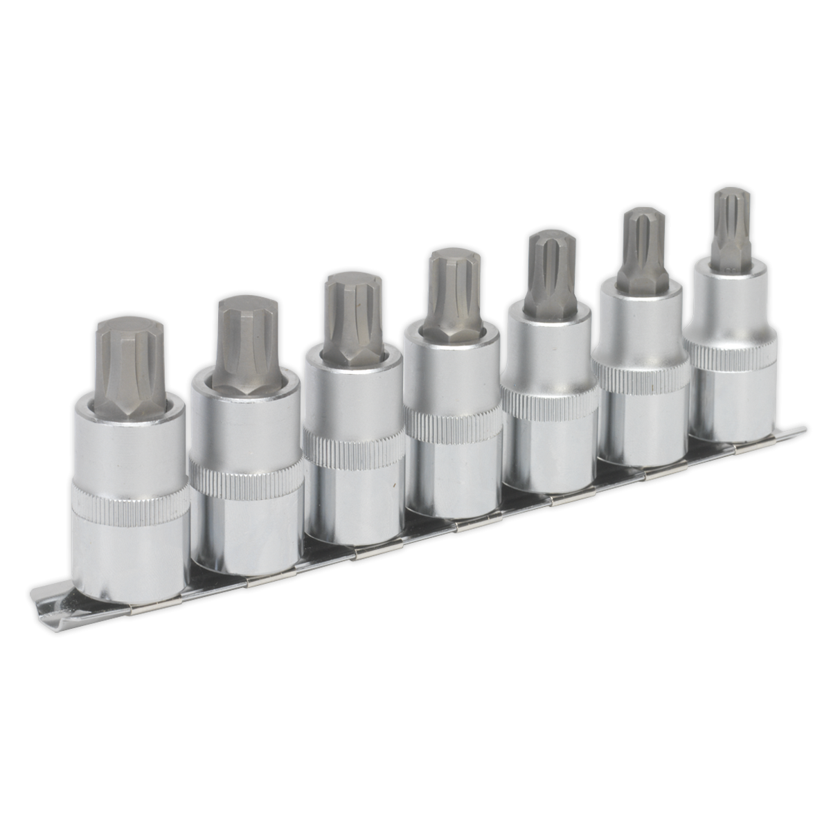 Premier AK6234 Premier Ribe Socket Bit Set 1/2"Sq Drive 55mm 7pc