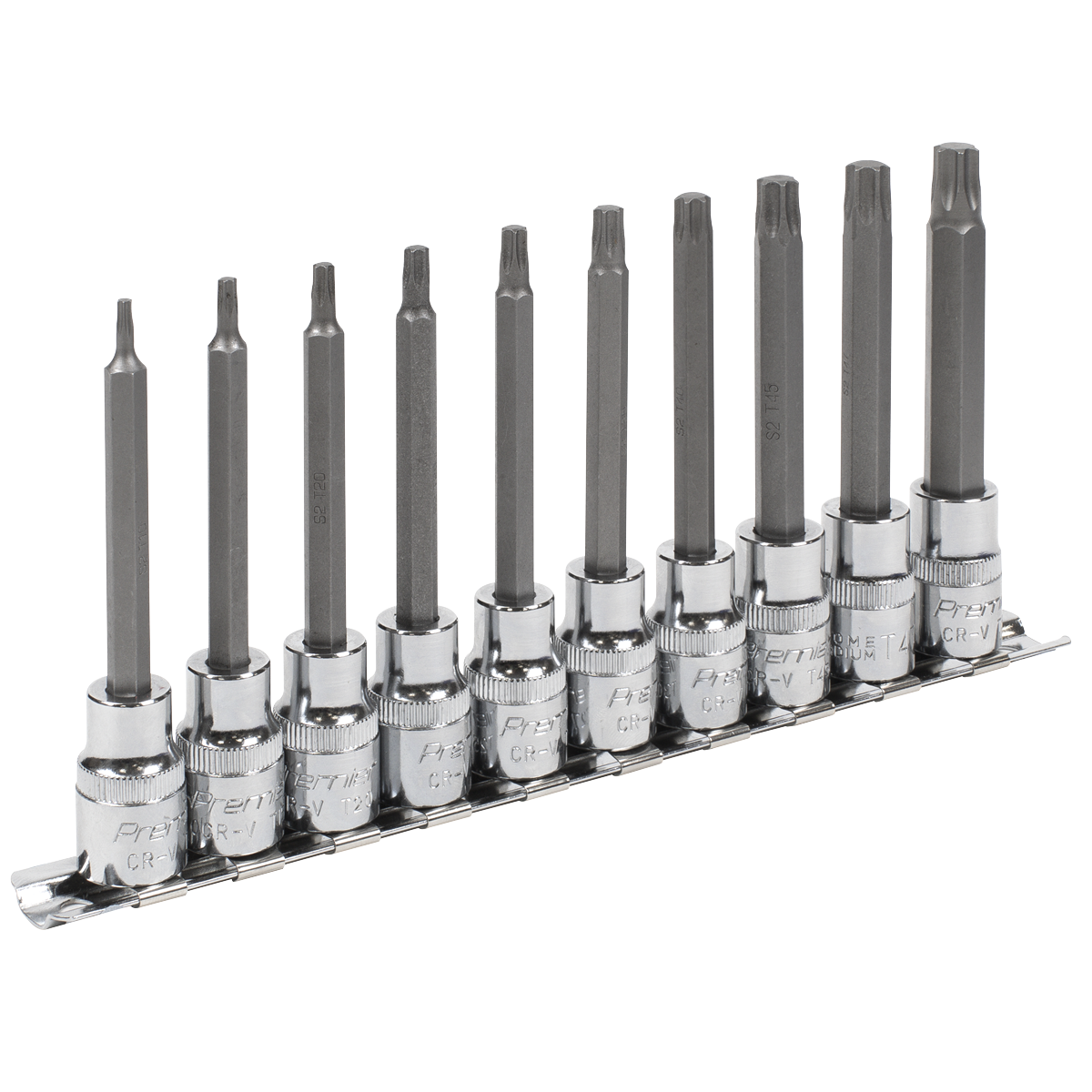 Premier AK6236 Premier TRX-Star* Socket Bit Set 3/8"Sq Drive 95mm 10pc