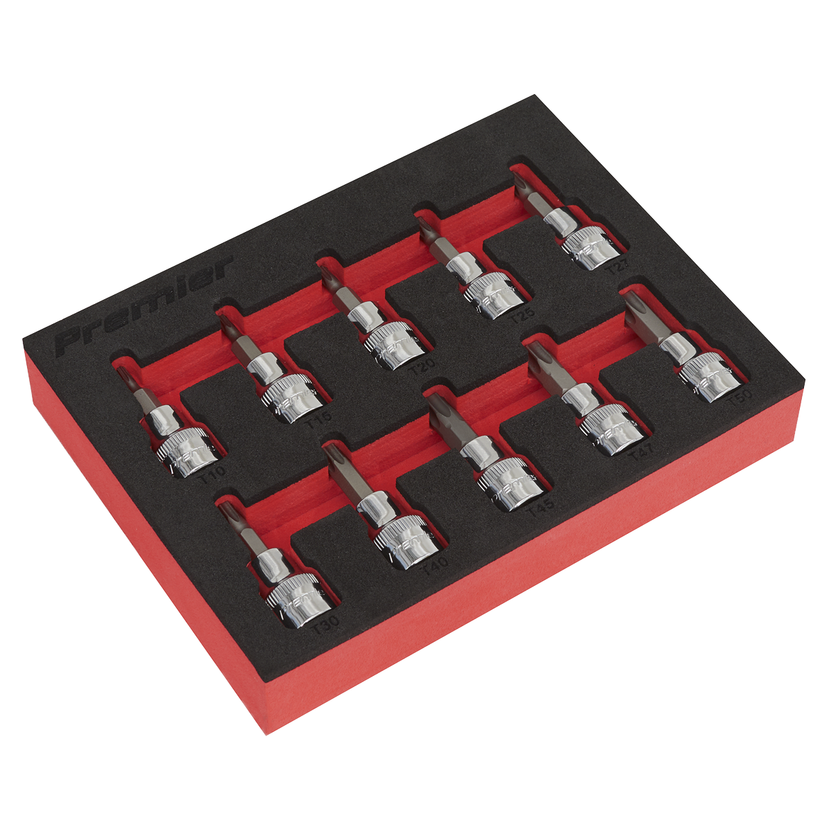Premier AK6242 Premier TRX-Star* Socket Bit Set 3/8"Sq Drive 10pc