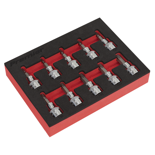 Premier AK6242 Premier TRX-Star* Socket Bit Set 3/8"Sq Drive 10pc