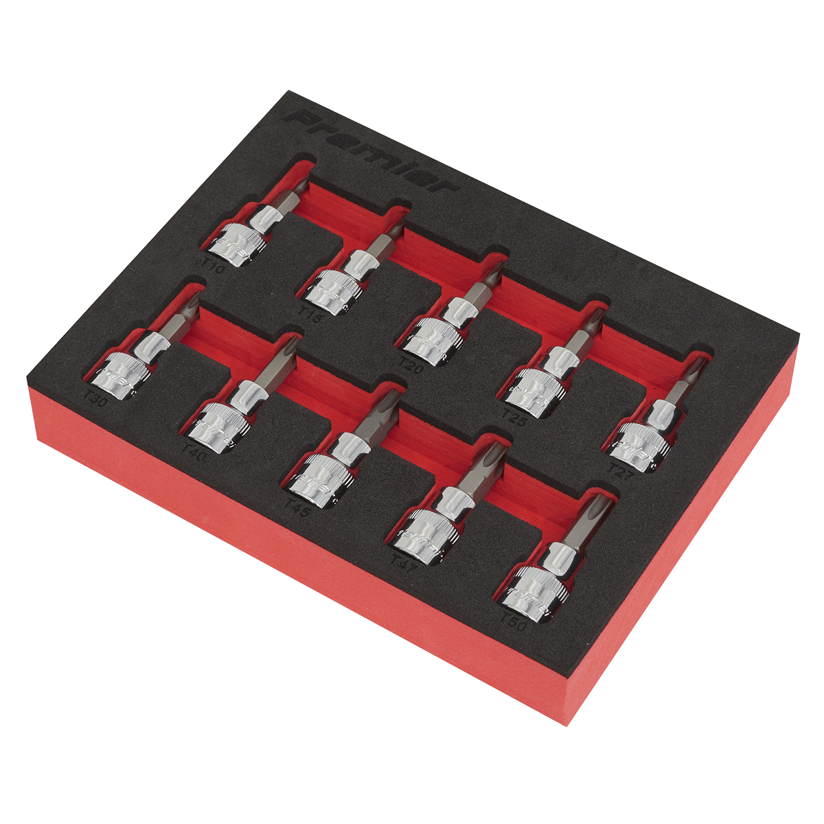 Premier AK6242 Premier TRX-Star* Socket Bit Set 3/8"Sq Drive 10pc