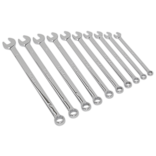 Premier AK6310 Premier Extra-Long Combination Spanner Set 10pc