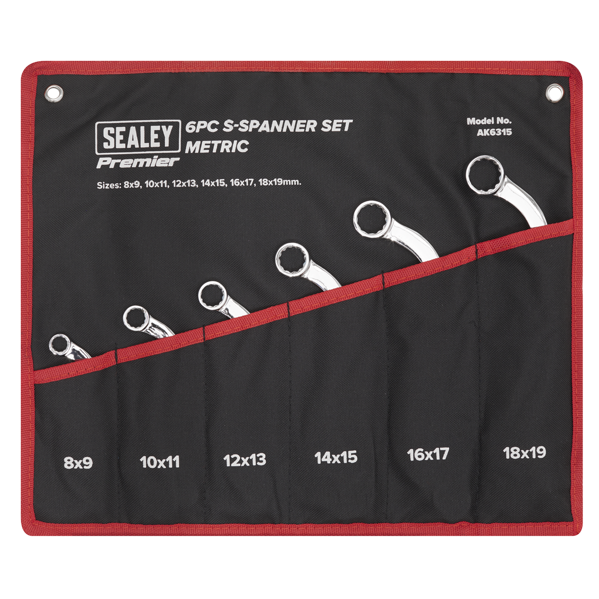 Premier AK6315 Premier S-Spanner Set 6pc
