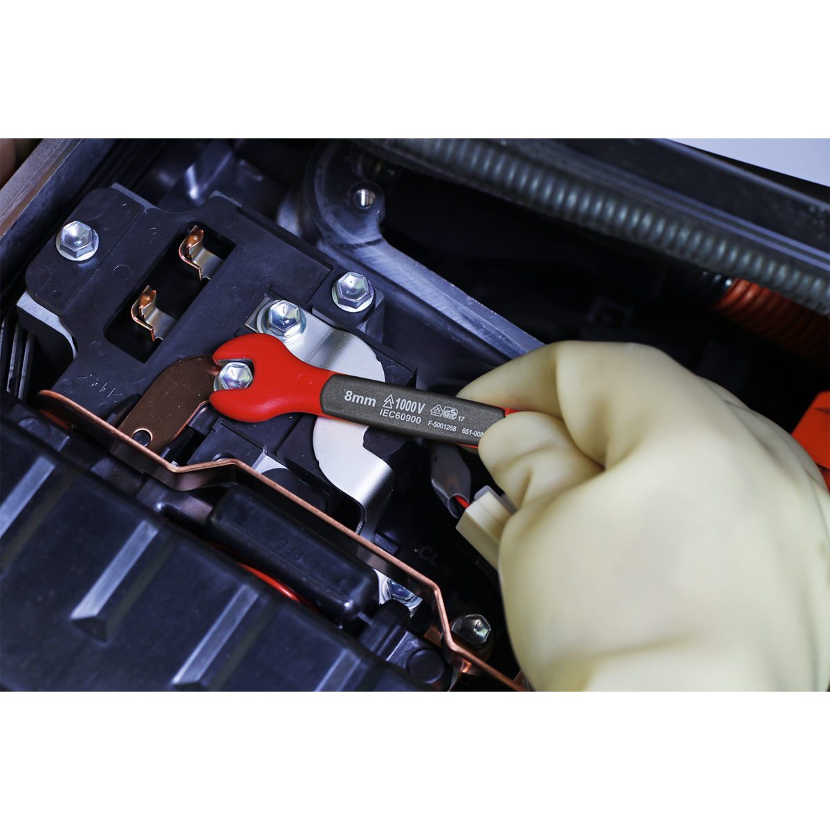Premier AK63171 Premier Insulated Open-End Spanner Set 7pc - VDE Approved