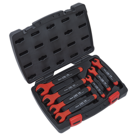 Premier AK63171 Premier Insulated Open-End Spanner Set 7pc - VDE Approved