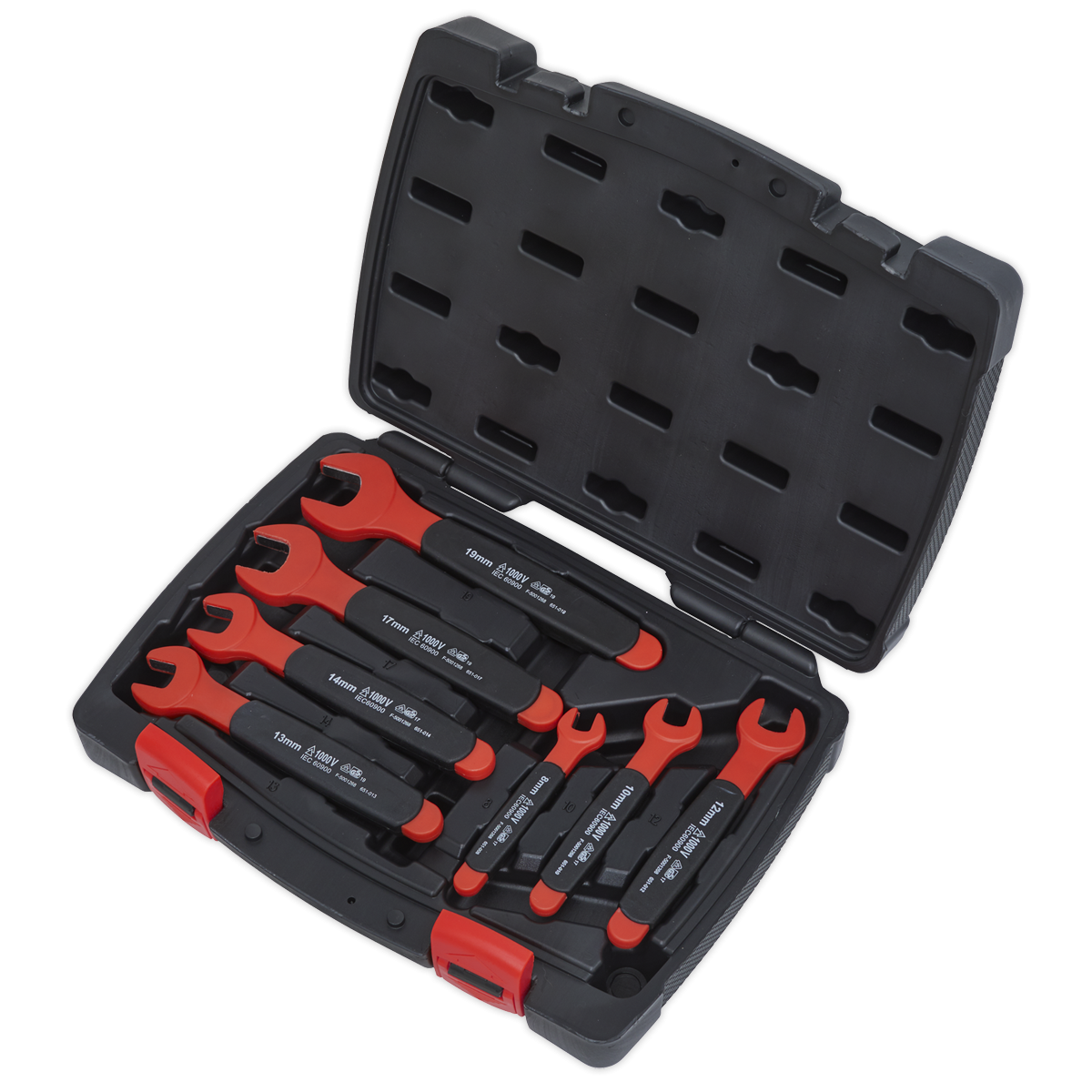 Premier AK63171 Premier Insulated Open-End Spanner Set 7pc - VDE Approved