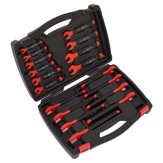 Premier AK63172 Premier Insulated Open-End Spanner Set 18pc - VDE Approved