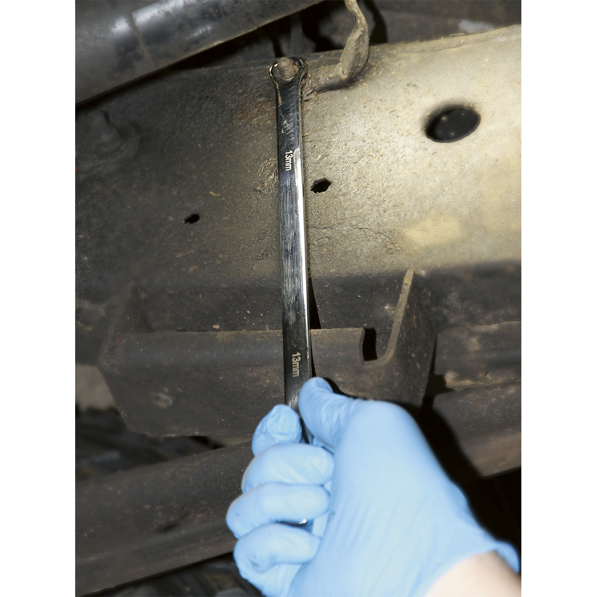 Premier AK6319 Premier Extra-Long Double Ring Ratchet/Fixed Spanner Set 7pc