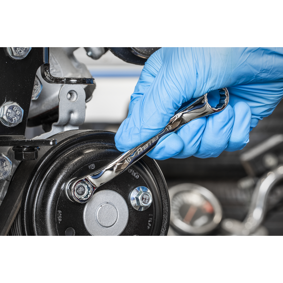 Premier AK63221 Premier Stubby Offset Double End Ring Spanner 10 x 13mm