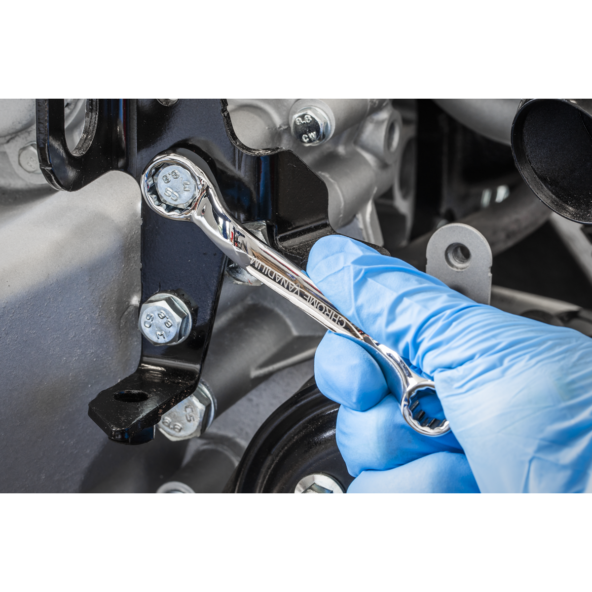 Premier AK63221 Premier Stubby Offset Double End Ring Spanner 10 x 13mm