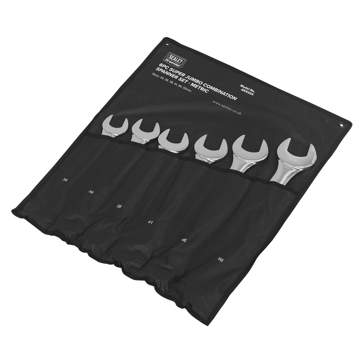 Premier AK6324 Premier Super Jumbo Combination Spanner Set 6pc