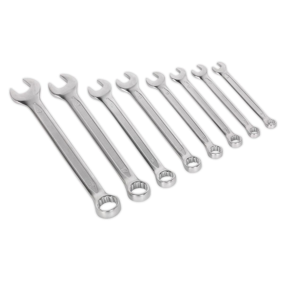 Premier AK63252 Premier Combination Spanner Set 8-19mm 8pc