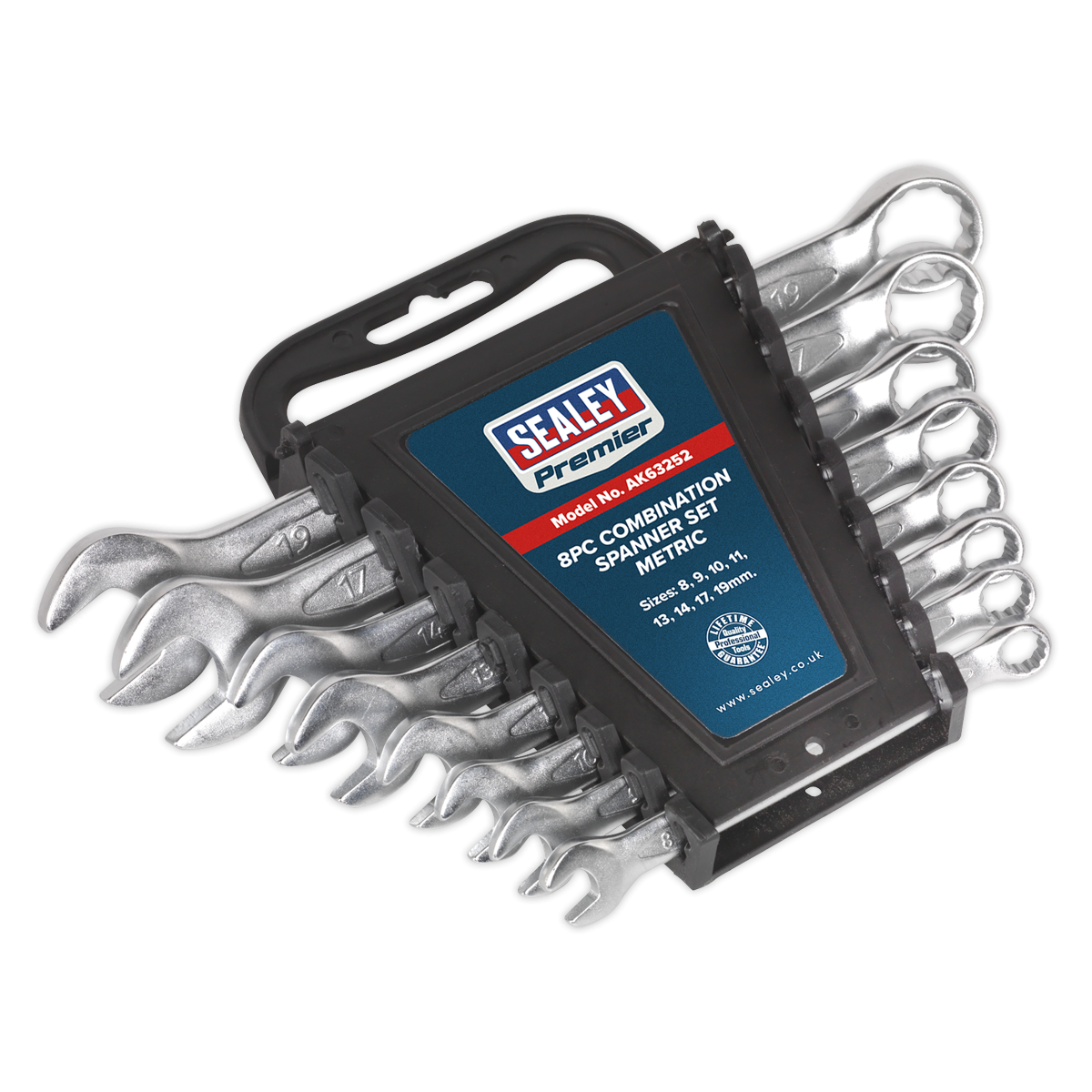 Premier AK63252 Premier Combination Spanner Set 8-19mm 8pc