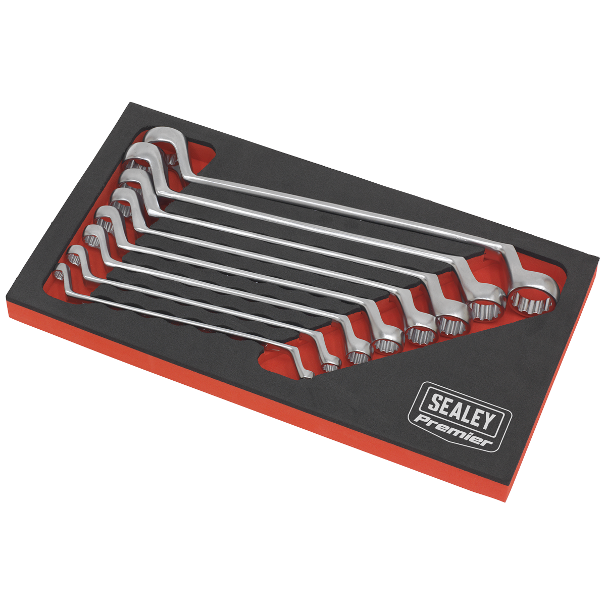 Premier AK63257 Premier Offset Double End Ring Spanner Set 8pc