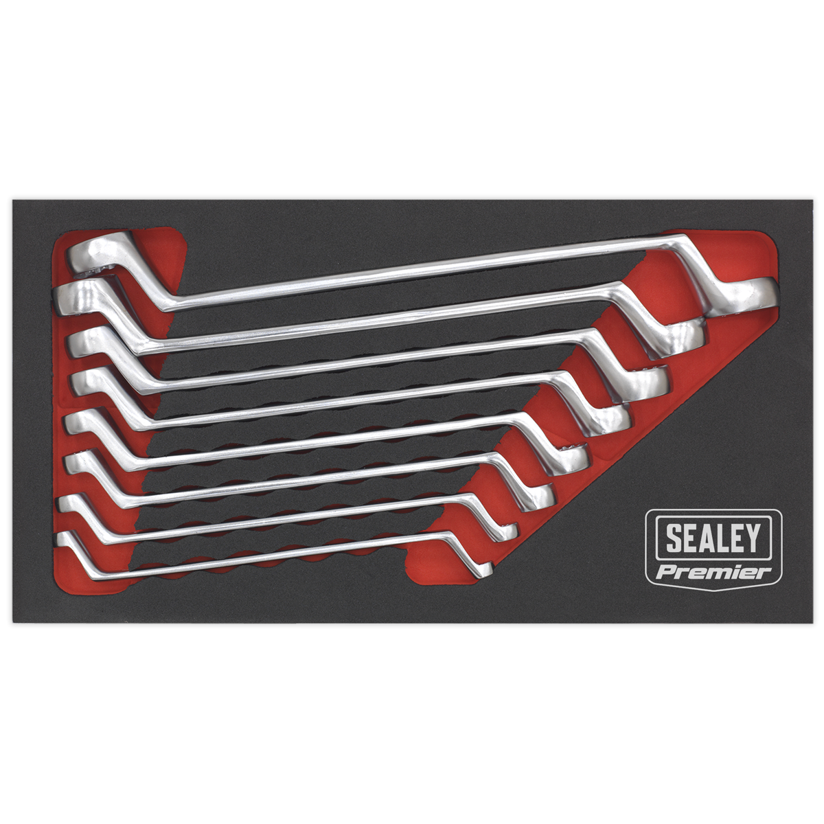 Premier AK63257 Premier Offset Double End Ring Spanner Set 8pc