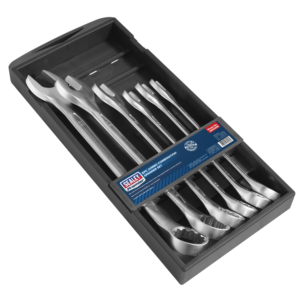 Premier AK63259 Premier Jumbo Combination Spanner Set 6pc