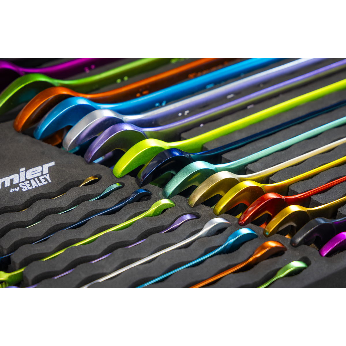 Premier AK63268 Premier Multi-Coloured Combination Spanner Set 25pc