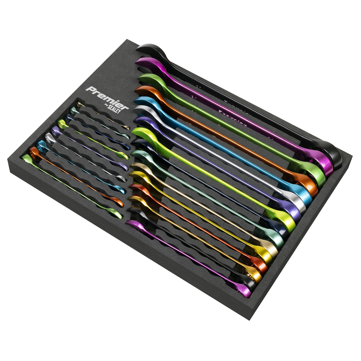 Premier AK63268 Premier Multi-Coloured Combination Spanner Set 25pc