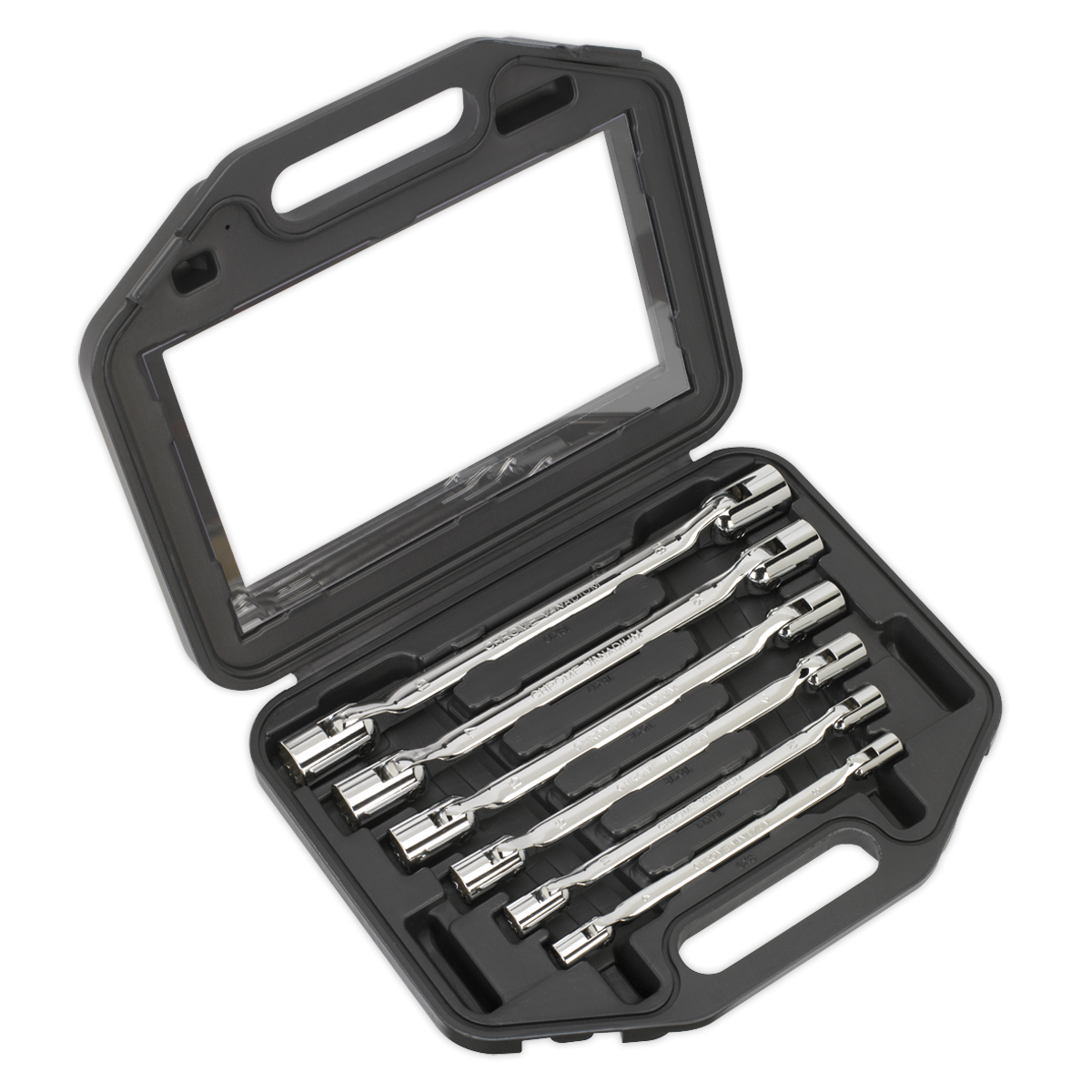 Premier AK635 Premier Double Flexi-Head Socket Spanner Set 6pc