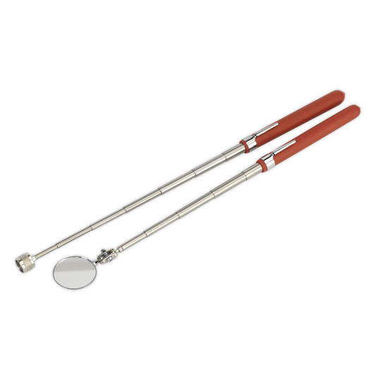 Premier AK6527 Premier Telescopic Magnetic Pick-Up & Mirror Set 2pc