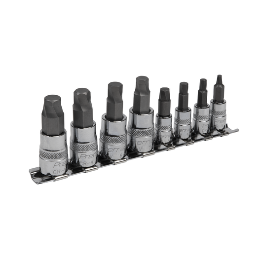 Premier AK65600 Premier Lock-On™ Hex Socket Bit Set 1/4" & 3/8"Sq Drive 8pc